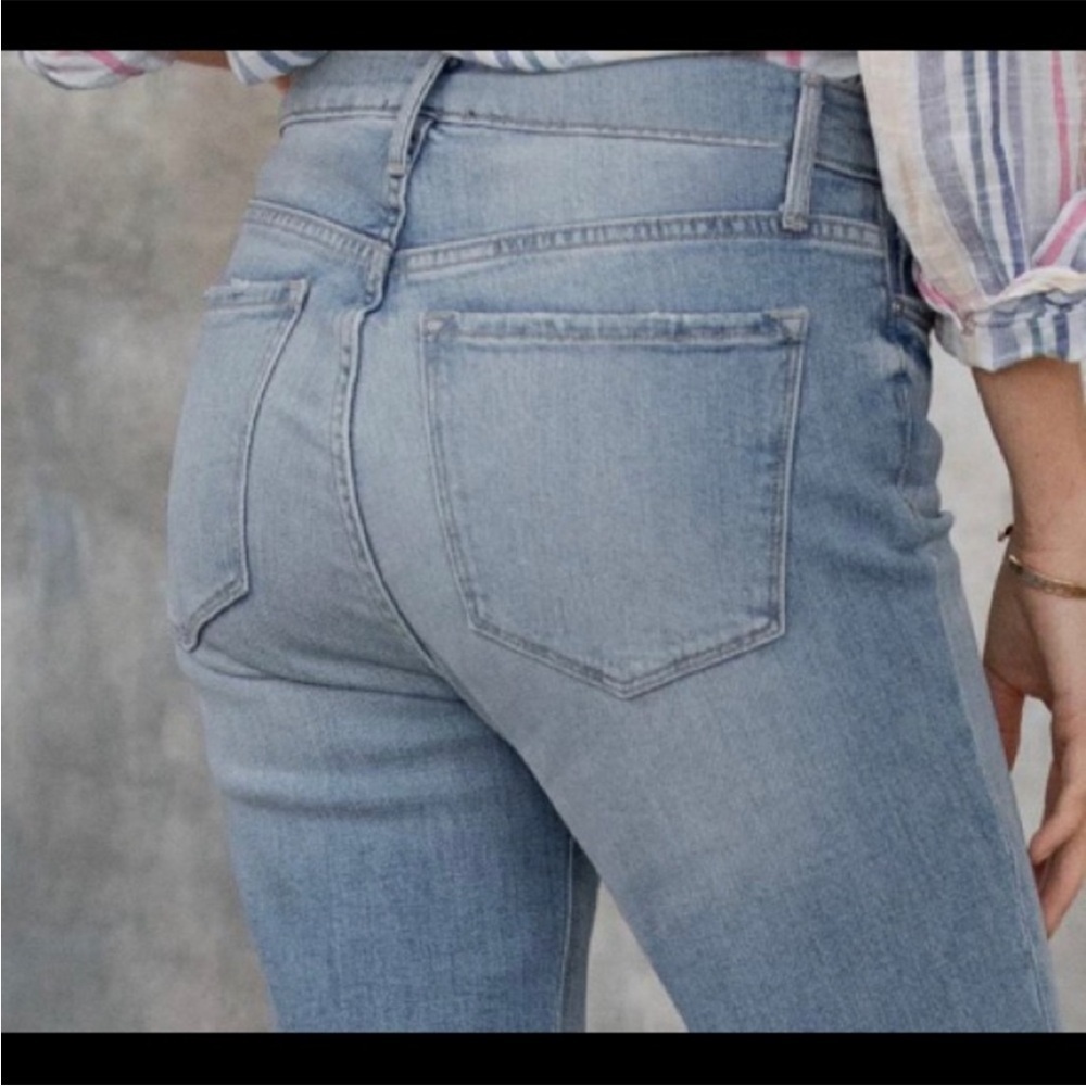 Sundance Los Angeles Denim Light Blue Straight Leg Jeans, NWT, 32 - Picture 8 of 9
